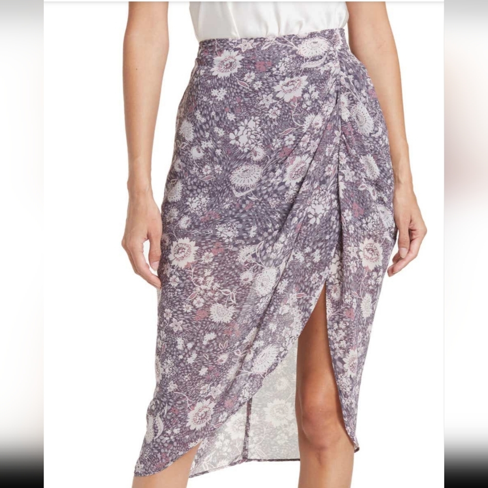 Supply and Demand Zhuri Floral Asymmetrical Skirt